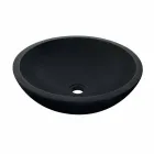 Arbeitsplatte Unterstützung Tondo in basaltschwarz Moyo Viadurini