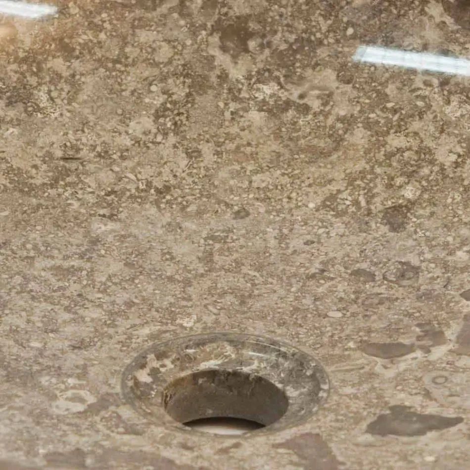 Waschbecken umfassende Unterstützung, einzigartig, Naturstein Ziva Viadurini