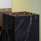 Geometrisches Design-Bodenwaschbecken aus Feinsteinzeug 4 Ausführungen - Calogero Viadurini