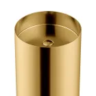 Freistehendes Design-Waschbecken aus Edelstahl in verschiedenen Ausführungen – Jasmine Viadurini