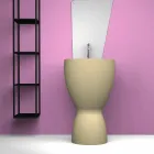 Modernes freistehendes Keramikwaschbecken made in Italy, Basile Viadurini