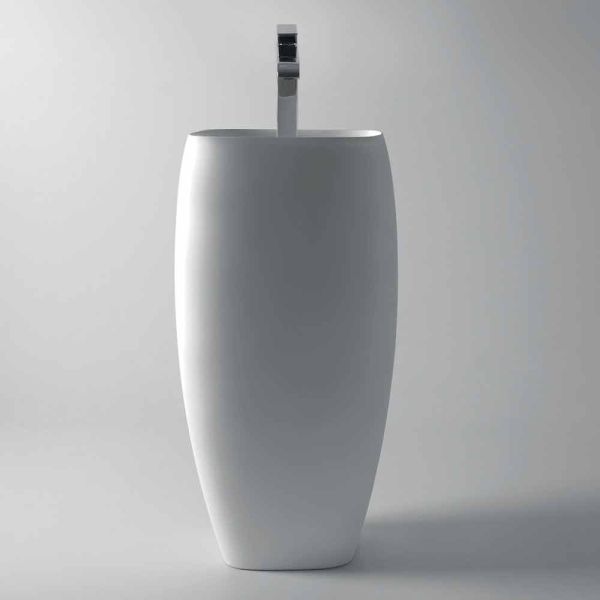 Gaiola modernes design freistehendes waschbecken aus keramik, made in italy