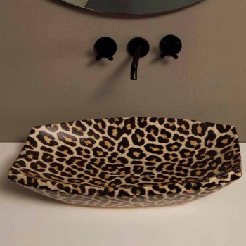 Cheetah Keramik Arbeitsplatte in Italien von Laura gemacht
