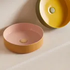 Waschbecken aus Feinsteinzeug in verschiedenen Ausführungen, hergestellt in Italien – Umschlag Viadurini