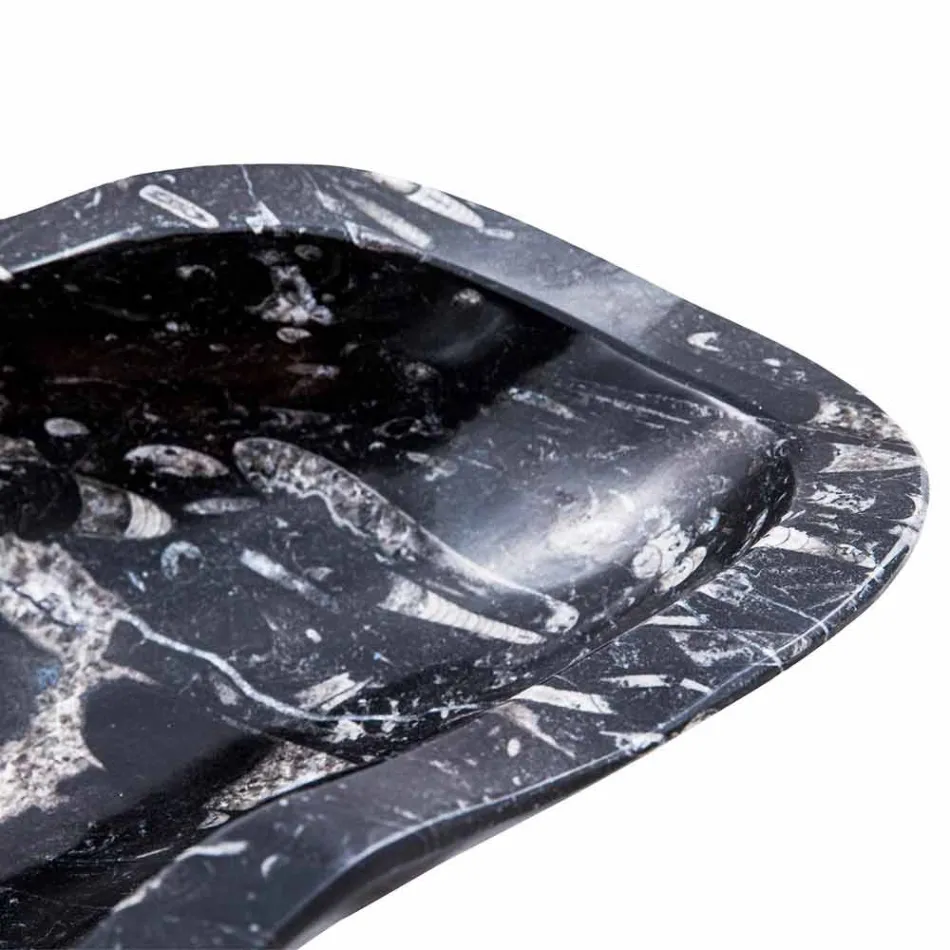 Marmorwaschbecken mit modernen Stützfossilien - Burgeo Viadurini