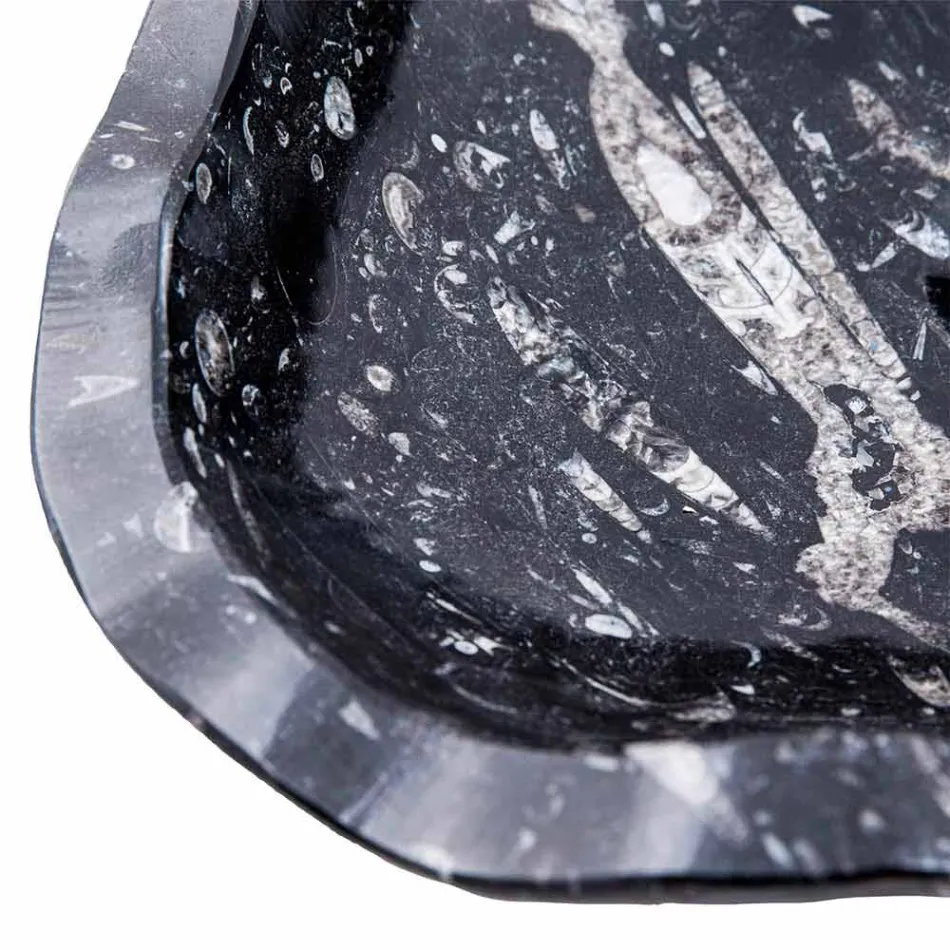 Marmorwaschbecken mit modernen Stützfossilien - Burgeo Viadurini