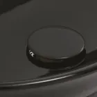 Ovales Aufsatzwaschbecken aus glänzender farbiger Keramik Made in Italy - Nelly Viadurini