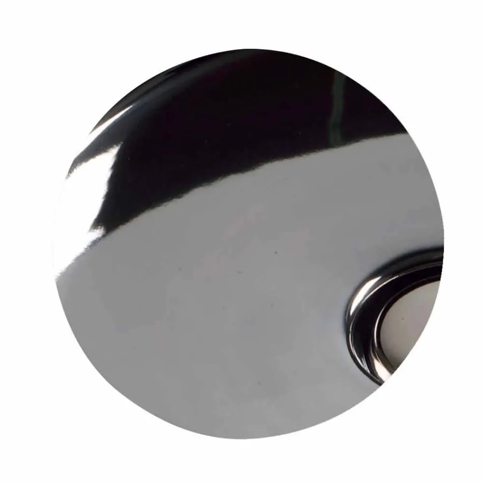 Modernes Design runden Keramik-Aufsatzwaschtisch Star Round 40 cm Viadurini