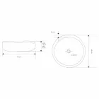 Modernes Arbeitsplattenwaschbecken aus natürlich poliertem Naturteak - Zino Viadurini