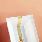 Halbeinbauwaschbecken aus Schamotteton in verschiedenen Ausführungen, hergestellt in Italien – Ultima Viadurini