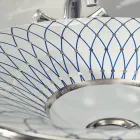 Halbeinbauwaschbecken aus Schamottstein in verschiedenen Ausführungen, hergestellt in Italien – Capatosta Viadurini