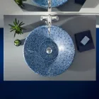 Halbeinbauwaschbecken aus Schamottstein in verschiedenen Ausführungen, hergestellt in Italien – Capatosta Viadurini