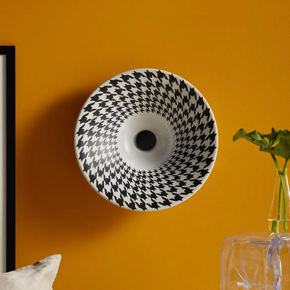 Halbeinbauwaschbecken aus hochwertigem französischem Porzellan – Pausa Viadurini