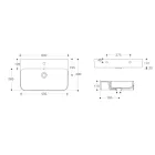 Wandwaschbecken aus Keramik mit optionalem Handtuchhalter, hergestellt in Italien – Graffa Viadurini