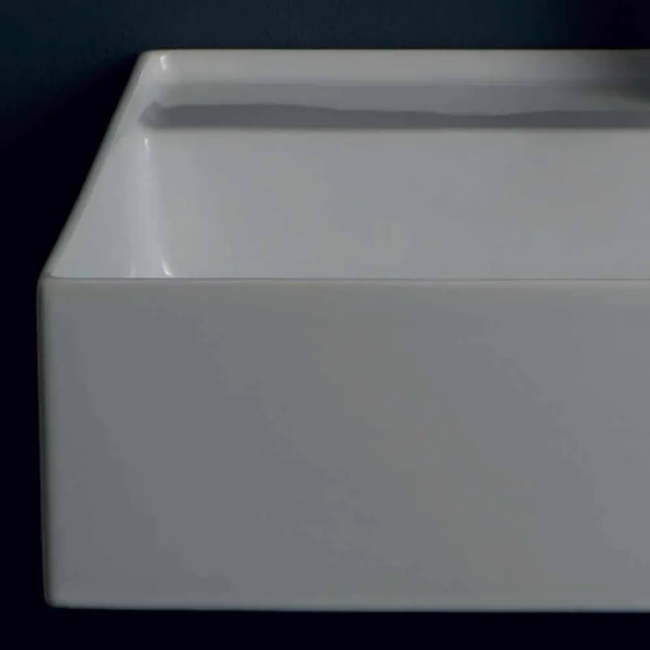 Hängeschrank aus Keramik, Design Sun 60x45 cm, hergestellt in Italien Viadurini