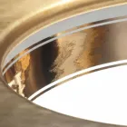 Barock-Becken Unterbau Schamott und Gold in Italien, Aegean Viadurini