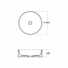 40 cm rundes Waschbecken aus weißer oder Leivi-Keramik Viadurini