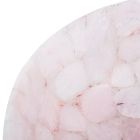 Rundes Aufsatzwaschbecken aus rosa Quarz Paloma Design, handgemacht Viadurini