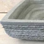 Grünes Aufsatzwaschbecken aus Hilda-Stein Viadurini