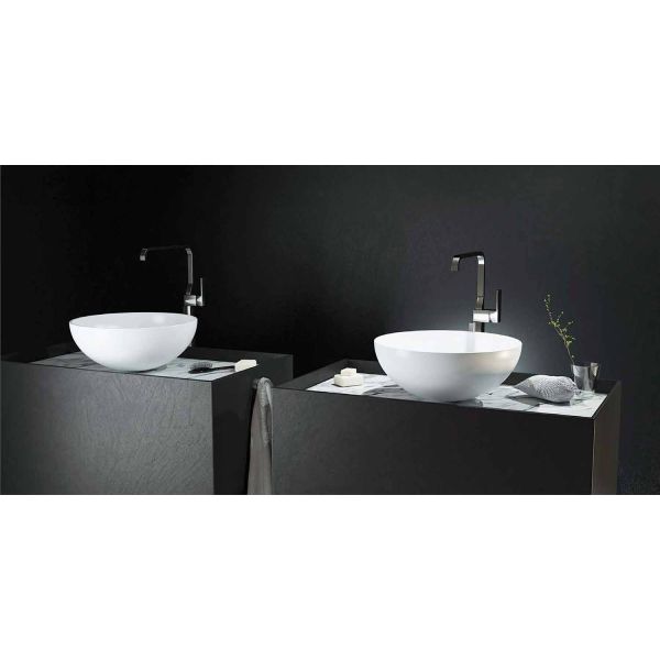 Rundes aufsatzwaschbecken made in italy, donnas