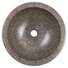 Rundes Aufsatzwaschbecken aus handgefertigtem Marmor, Bucine Viadurini