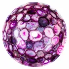 Rundes Achat-Stein-Countertop-Waschbecken - Büffel Viadurini