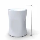 Modernes freistehendes Säulenwaschbecken, hergestellt in Italien, Syrakus Viadurini