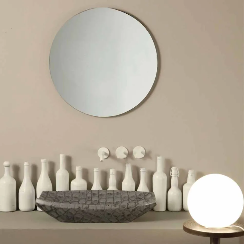 Laura Design Keramik Waschbecken in Italien hergestellt Viadurini