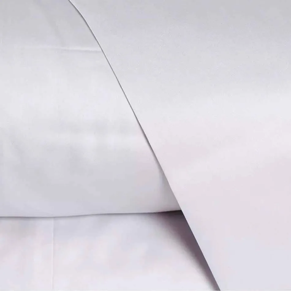 Baumwollsatinplatten für Doppelbett Solid Color - Freesia Viadurini