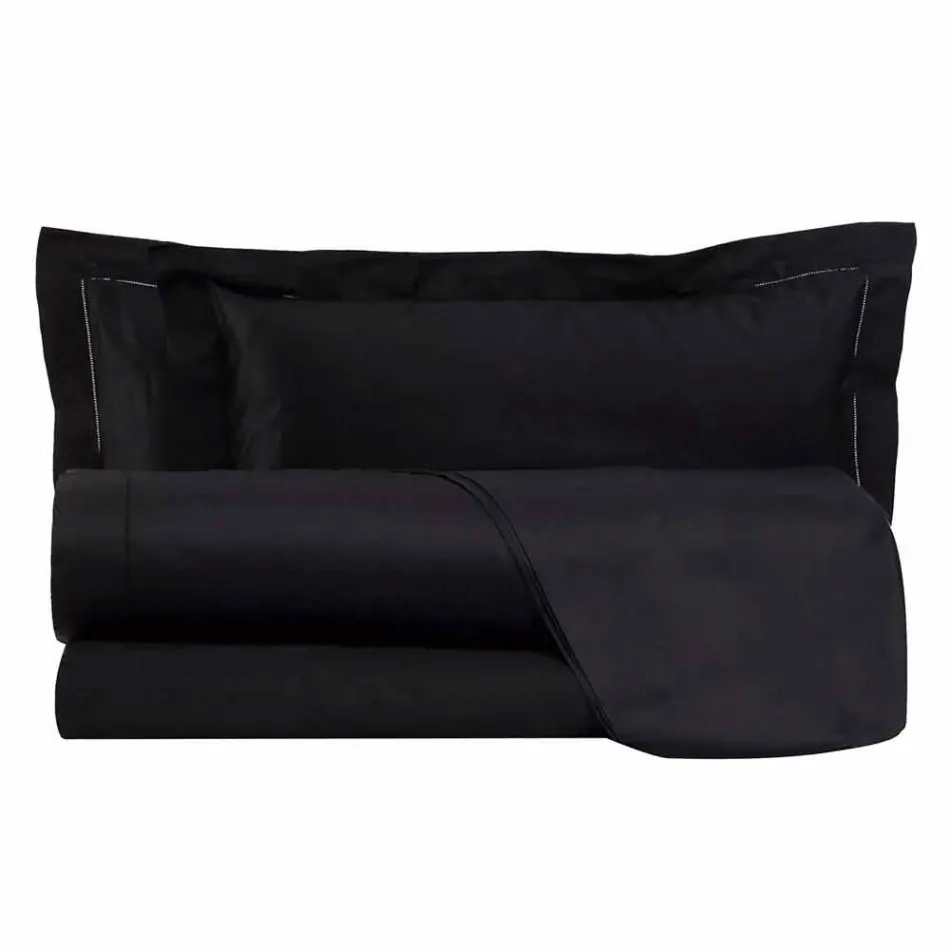 Baumwollsatinplatten für Doppelbett Solid Color - Freesia Viadurini