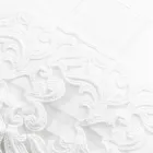 Hochwertiges weißes Leinenlaken mit Spitze für Doppelbett – Fiumana Viadurini