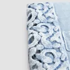 Doppelbettlaken aus Leinen mit Poema-Spitze, 3 Ausführungen – Dulcis Viadurini