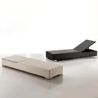 Gartenliege aus handgewebtem Polyrattan - Experia Viadurini