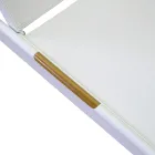 Kinderbett aus Aluminium und Textilene mit Polywood-Einsatz - Farbe Viadurini