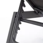 Moderne Garten-Sonnenliege aus Aluminium mit Rädern für den Außenbereich – Franz Viadurini