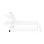 Moderne Garten-Sonnenliege aus Aluminium mit Rädern für den Außenbereich – Franz Viadurini