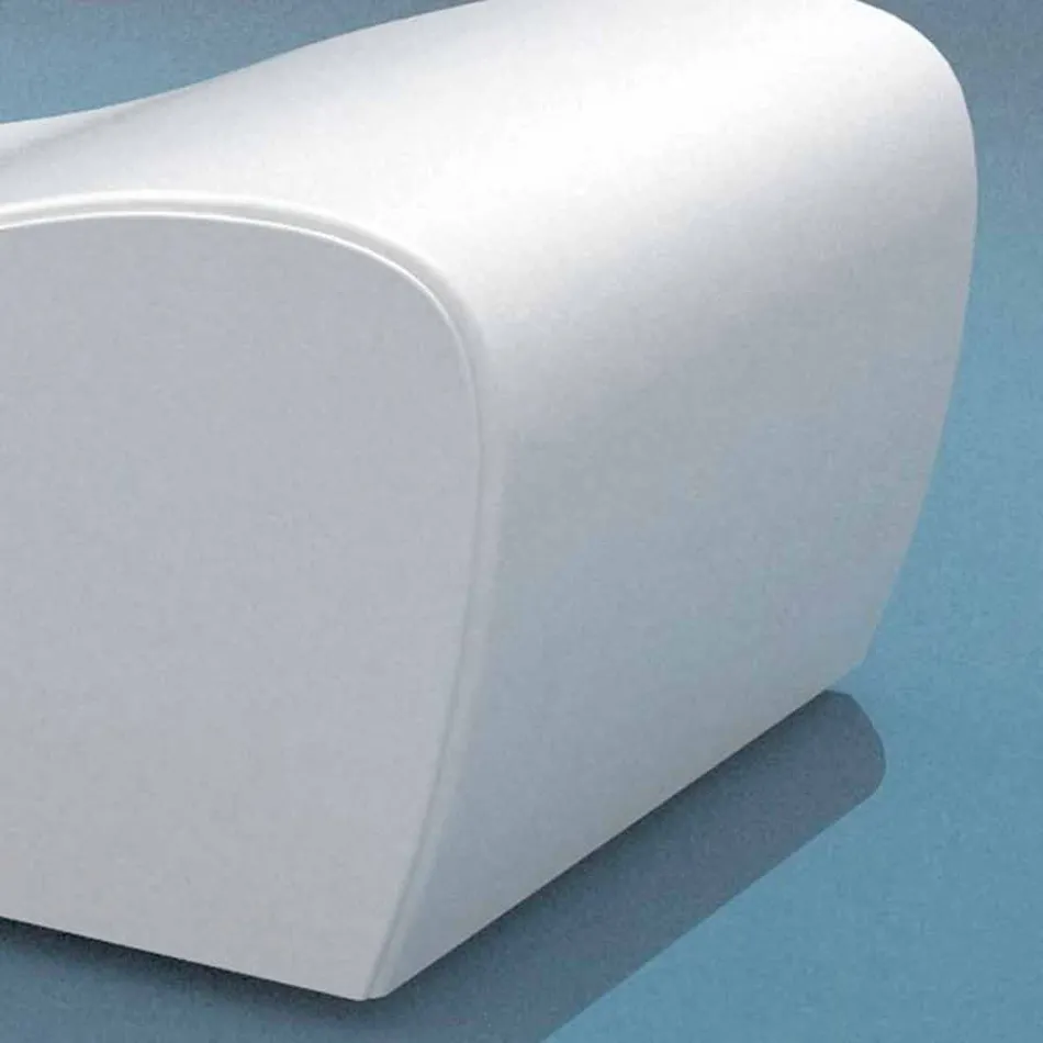 Kinderbett entspannen Welle Trona wissen nautische Kunstleder in Italien Viadurini