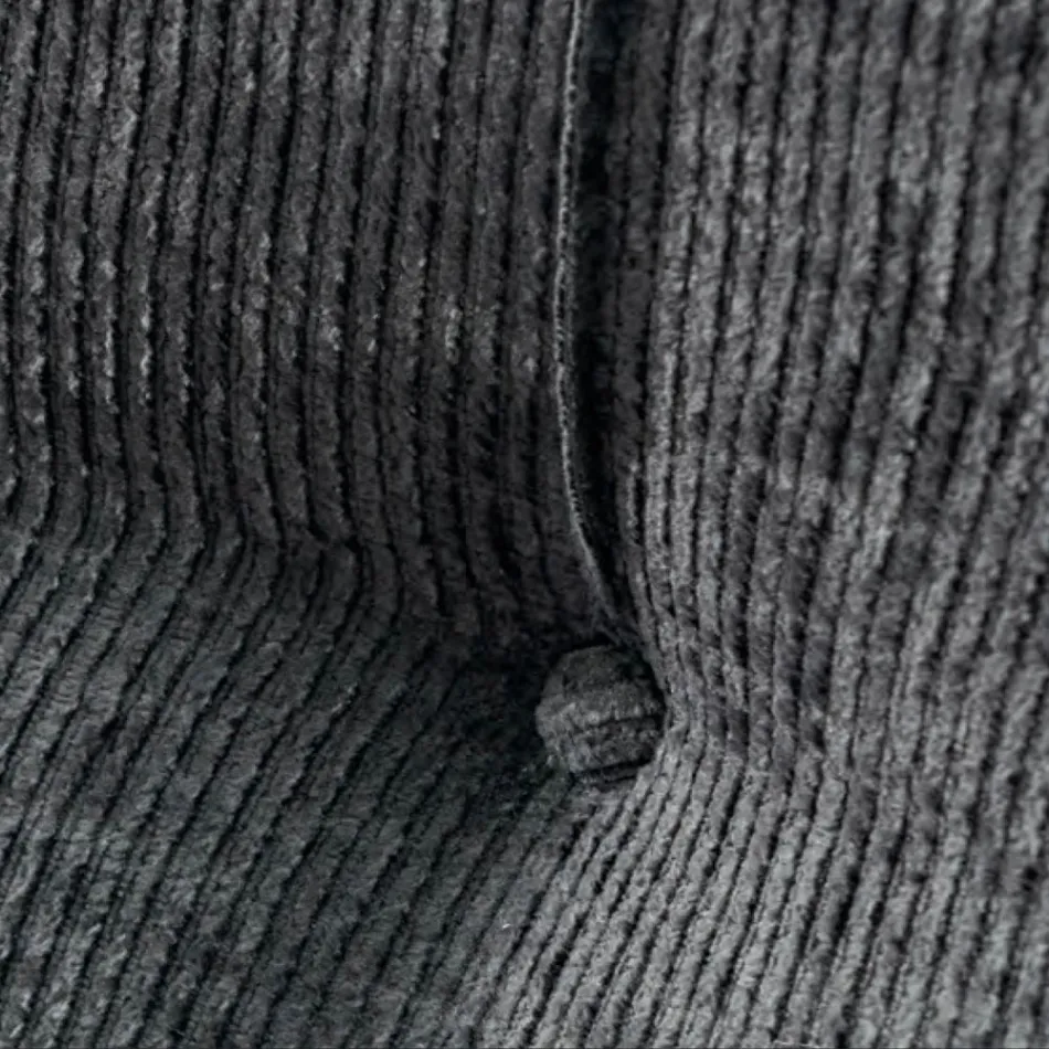 Doppelbett 160x190 mit vertikalen geprägten Kordeln - Maske Viadurini