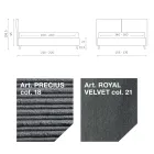 Doppelbett 160x190 mit kissenförmiger Polsterung - Brezze Viadurini