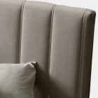 Doppelbett 160x190 mit Steppung mit breiten vertikalen Streifen - Magan Viadurini