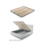 Doppelbett 160x190 mit Steppung aus Querbögen - Sonnenblume Viadurini