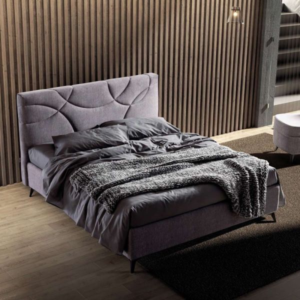 Doppelbett 160x190 mit steppung aus querbögen - sonnenblume