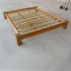 Doppelbett (160 x 200 cm) aus massivem Teakholz - Fresco Viadurini