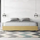 Doppelbett 190 x 200 cm, bezogen mit Mikrofaser, hergestellt in Italien - Athlete Viadurini