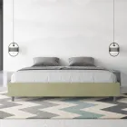 Doppelbett 200x200 cm, bezogen mit Mikrofaser, hergestellt in Italien - Athlete Viadurini