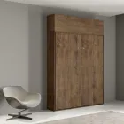 Vertikales Klappbett für Doppelbett mit Wandeinheit - Magiccompare Viadurini