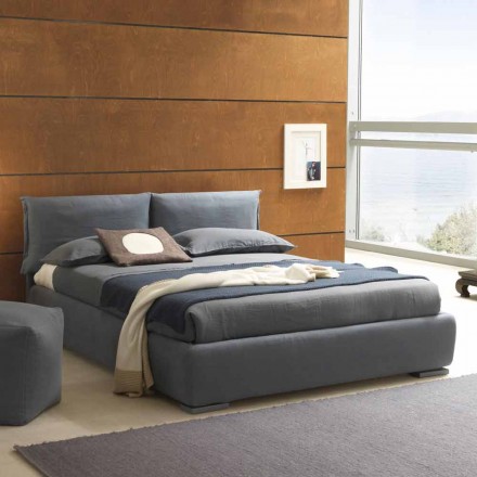 Doppelbett mit Stauraum, zeitgemäßes Design Iorca Bolzan Viadurini
