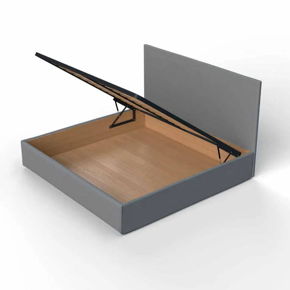 Doppelbett mit Stauraum, modernes Design, Kate von Bolzan Viadurini