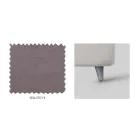 Doppelbett mit optionalem Stauraum und Füßen, hergestellt in Italien – Birba Viadurini