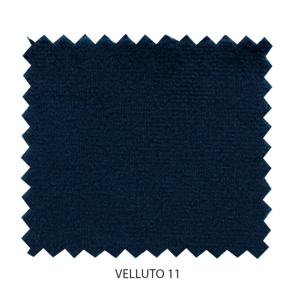 Doppelbett mit eisernem Kopfteil, 2 Nachttischen und Matratze – Design Viadurini